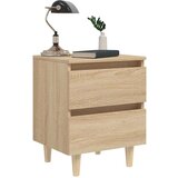  Noćni ormarići 2 kom boja hrasta sonome 40 x 35 x 50 cm | shoptok.hr