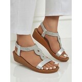 Resti Women's Wedge Sandals with Cubic Zirconia Agaya | Shoptok.si