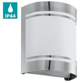 Eglo cerno spoljna zidna lampa/1, e27, inox/opal staklo, belo | Eponuda.com