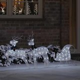 vidaXL LED jelene 3 pcs Hladno belo blago | Shoptok.si