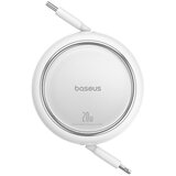 Baseus Free2Pull Expandable USB C to iP Ligtning fast charging cable 1 m 20 W White | shoptok.hr