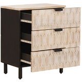  Nočna omarica s predalom Bela 50 x 33 x 60 cm Masiven les manga, (5000107193) | Shoptok.si