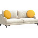  Jastučići za sjedenje 2 pcs Svijetlo žuta Ø50 x 19 cm | shoptok.hr