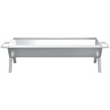  Pladanj za roštilj srebrni 118 x 42 x 30,5 cm nehrđajući čelik | shoptok.hr
