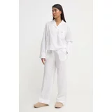 Polo Ralph Lauren Bombažna pižama bela barva, 4P8004