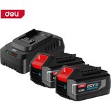 Deli Set baterija + punjač 2Ah EDE-CM20A4E | ePonuda.com