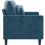  Dvosjed Plava 120 cm baršunasti | shoptok.hr