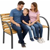  Vrtna drvena klupa Letvica - 125 cm | Shoptok.si