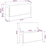  Kutija za spremanje Hrast artisan 80 x 40 x 49,5 cm | shoptok.hr