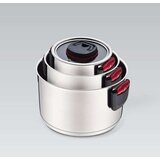  Lonac s Poklopcem Feel Maestro MR-3530-6 Crno crvena Čelik Nehrđajući Čelik Plastika Ø 24 cm Ø 20 cm Ø 16 cm 1 5 L 5 8 L 3 2 L ( | shoptok.hr