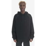 Adidas Bombažen pulover Trefoil Essentials Hoodie moški, črna barva, s kapuco