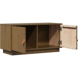 TV ormarić smeđa boja meda 80 x 34 x 40 cm od masivne borovine | shoptok.hr