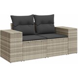  11-dijelni set vrtnih sofa poliratan s jastucima svijetlosivi | shoptok.hr