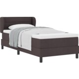 Box Spring Krevet s Madracem - Tamno smeđi 80x200 cm Tkanina | shoptok.hr
