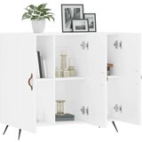 vidaXL Komoda bijela 90x34x80 cm od konstruiranog drva | shoptok.hr