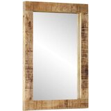 Maison Chic Ogledalo - Zrcalo - Kozmetično ogledalo 70x50 cm trden mangov les in steklo, (21697763) | Shoptok.si