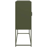  Komoda maslinastozelena 100 5x39x107 cm hladno valjani čelik | shoptok.hr