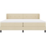  Zložljivo ležišče z vzmetnico Krema 200x200 cm Tkanina, (22053031) | Shoptok.si
