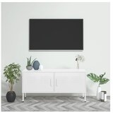  TV omarica bela 105x35x50 cm jeklo | Shoptok.si