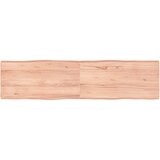 vidaXL Stolna ploča svjetlosmeđa 160x40x(2-6) cm obrađena hrastovina | shoptok.hr