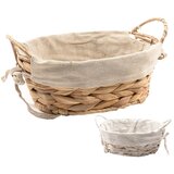 Mhome košara iz bananinih listov 26x20xh10cm / ovalna / več barv / tekstil, (21317598) Cene