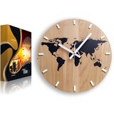  Zidni sat map black | shoptok.hr