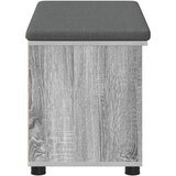  Klupa za hodnik s jastukom Sivi Sonoma 80 x 38 x 46 cm | shoptok.hr