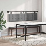  Držeće uzglavlje Zidne Tamno siva 190 x 55 x 5 cm tkanina - Tamno siva 180 cm bez LED | shoptok.hr