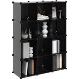  Kockasti organizator za pohranu s 12 kocki crni od PP-a | Eponuda.com