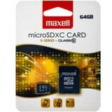 Maxell MicroSDXC 64GB 854988.00.GB memorijska kartica Cene