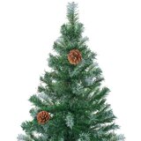 vidaXL umjetno božićno drvce LED s kuglicama i šiškama 180 cm | shoptok.hr