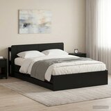  Okvir kreveta s pohranom Crna 160 x 200 cm Konstruirano drvo | shoptok.hr