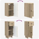  Set kupaonskih ormara od 4 dijela EDE Hrast sonoma | shoptok.hr