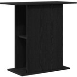 vidaXL Stojalo za akvarij črni hrast 75x36x72,5 cm inženirski les | Shoptok.si
