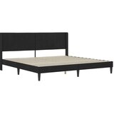  Okvir za krevet s uzglavljem Crna 180 x 200 cm Baršun - Crna 180 x 200 cm | shoptok.hr