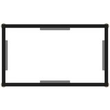  Konzolni stol prozirni 60 x 35 x 75 cm od kaljenog stakla | shoptok.hr