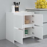  Komoda bijela 70 x 41 x 75 cm od konstruiranog drva | shoptok.hr