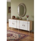 Hanah home komoda Ilay 180, 180 cm, hrast Sapphire / bela / srebrna | Eponuda.com