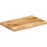 Stolna Mizna plošča 50x40x3,8 cm naraven rob trden robusten mangov les | Shoptok.si