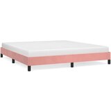 The Living Store Posteljni okvir roza 180x200 cm žamet - Posteljni Okvir, (21491396) | Shoptok.si