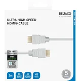 ULTRA High Speed HDMI Kabel, 48Gbps, 2m, Bijeli