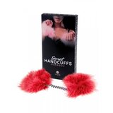 SecretPlay erotične lisice red marabou Cene