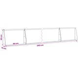  Zid za zadržavanje 4 kom. 60 x 12 x 40 cm Čelik Crna | shoptok.hr