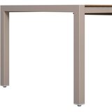 Ambia Garden VRTNA MIZA les, kovina barva tikovine | Shoptok.si
