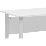MID.YOU PISALNA MIZA kovina, leseni material barve aluminija, svetlo siva | Shoptok.si