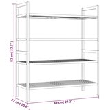  Stalci za cipele 2 kom 69 x 27 x 41 cm od masivnog drva oraha | Eponuda.ba