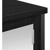  Kupaonski zidni ormarić s ogledalom crni hrast 60x21x60 cm | shoptok.hr