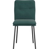vidaXL Blagovaonske stolice 4 kom tamnozelene baršunaste | shoptok.hr