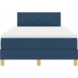  LED Box Spring Krevet s uzglavljem Plava 120 x 200 cm tkanina | shoptok.hr