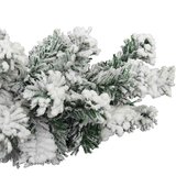 vidaXL božična girlanda s snegom zelena 20 m PVC | Shoptok.si